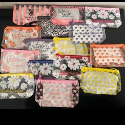 تصویر کیف لوازم ارایشی طلقی ویکتوریا سکرت طلقی