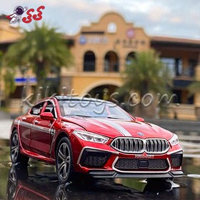 تصویر ماکت ماشین مدل عقبکش فلزی موزیکال BMW MANHART M8 