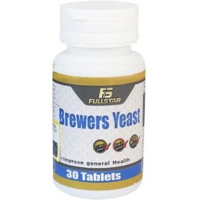 تصویر قرص مخمر آبجو فول استار 30 عدد ا Full Star Brewers Yeast 30 Tablets Full Star Brewers Yeast 30 Tablets