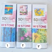 تصویر نقاشی الماسی گربه در شب پرستاره سایز ۲۰*۳۰ 