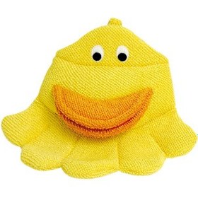 تصویر لیف حمام کودک تایتانیا مدل Duck ا TITANIA Frottee Bath Glove For Kids 9201 Duck TITANIA Frottee Bath Glove For Kids 9201 Duck