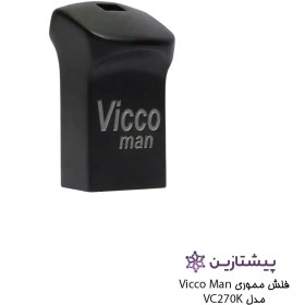 تصویر فلش ویکومن مشکی 64 گیگ Vicco Man VC 270 BLACK USB2.0 