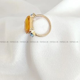 تصویر انگشتر زنانه استیل نگین دار مدل SR1009 
