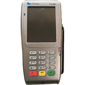 تصویر کارتخوان وریفون 680 (verifone-VX680)+ سیم کارت شاتل همراه با فعالسازی رایگان (استوک) Verifone VX680 pos