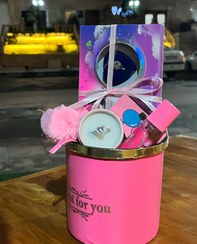 تصویر پک کادویی صورتی | شیک، فانتزی و آماده هدیه|کد 01 