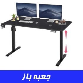 تصویر ميز گيمينگ گیم مکس مدل GAMEMAX D140 CARBON EC MOTORIZED (جعبه باز) 