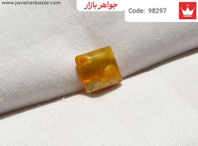 تصویر نگین کهربا بولونی لهستان ظریف کد 98297 