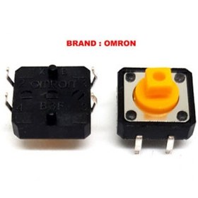 تصویر تک سوئیچ کله خور 12x12x7.3 4PIN tact switch 12x12x7.3 4PIN