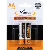 تصویر باتری قلمی ونوس مدل super heavy duty بسته 2 عددی 