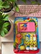 تصویر رنگ انگشتی 3 رنگ توپوئی با ابزار Finger paint