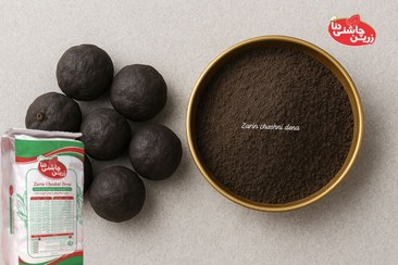 تصویر پودر لیمو عمانی سیاه عمده Black Omani lemon powder