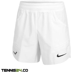 تصویر شلوارک تنیس مردانه نایک Nike Dri-FIT ADV RAFA 18cm- سفید 