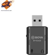 تصویر کارت صدا اکسترنال بویا مدل BY-EA2S BOYA BY-EA2S USB SOUND ADAPTER