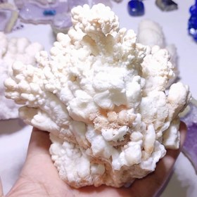 تصویر آراگونیت سفید درختی سایز بزرگ 