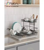 تصویر آبچکان کنار سینکی مدل پاتریس پلاتین کد 2211 