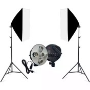 تصویر کیت 2 شاخه نور 5 لامپ دیاموند به همراه لامپ 