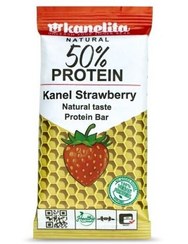 تصویر پک 12 عددی پروتئین بار گیاهی کنلیتا - توت فرنگی 