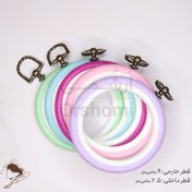 تصویر کارگاه گلدوزی ژله ای رنگی قطر ۹ سانت 