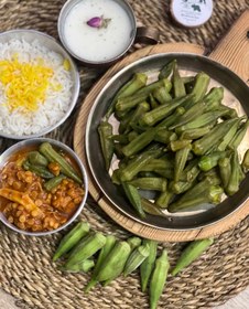 تصویر بامیه سرخ - یک کیلویی 