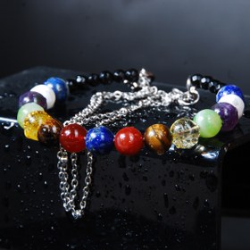 تصویر دستبند دبل هفت چاکرای 