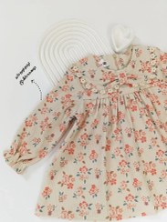 تصویر پیراهن دخترانه کبریتی طرح دلبر 