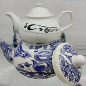 تصویر کتری ونیز لعابی وقوری 