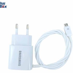 تصویر شارژر اصلی یک تیکه سامسونگ سفید Samsung Original Charger