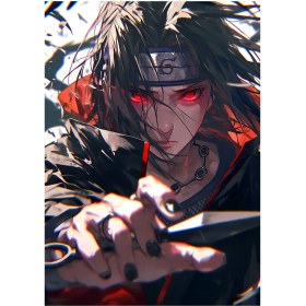 تصویر متال پوستر انیمه Naruto طرح شخصیت Itachi کد N213 