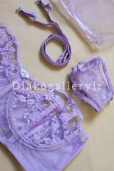 تصویر ست شورت و سوتین هارنسدار مدل مینی مایزر زنانه رنگ گلبهی 