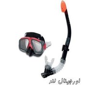 تصویر ست ماسک و اسنورکل غواصی حرفه ای نوجوان اینتکس 
