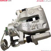 تصویر کالیپر ترمز چرخ عقب چپ سمند و پارس و دنا قطر ۳۸ با لنت 