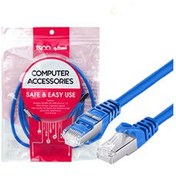 تصویر کابل شبکه CAT6 تسکو سر فلزی 0.5 متری 