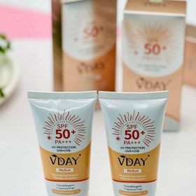 تصویر کرم ضدآفتاب ویدی کرم پودر spf50 شماره یک نیم اصل 