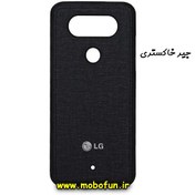 تصویر قاب گوشی LG Q8 ال جی طرح جیر خاکستری کد 1 