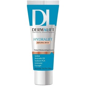 تصویر كرم مرطوب كننده رنگی 40 میلی لیتر درمالیفت Dermalift Hydralift Tinted Moisturizing Cream