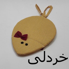 تصویر دستگیره آشپزخانه ۲ عددی موش بنفش روشن 