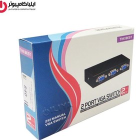 تصویر سوئیچ تصویر VGA مانیتور 2 به 1 دی نت 