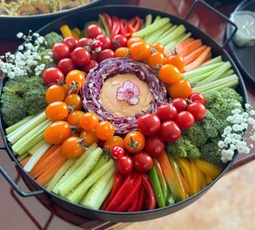 تصویر دیس سبزیجات بزرگ 