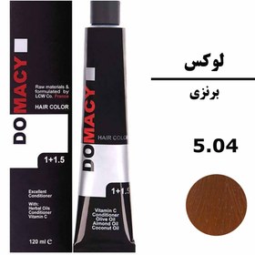 تصویر رنگ مو دوماسی (Domacy) شماره 5.04 رنگ برنزی حجم 120 میلی‌ لیتر 