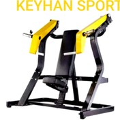 تصویر دستگاه پرس بالا سینه مکانیکی نشسته باشگاهی مدلK1 طرحDHZ - نارنجی 