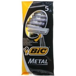 تصویر خودتراش تک تیغه متال بیک 5 عددی gillette 1-blade METAL Bic 5-digit دسته بندی: