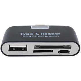 تصویر کارت خوان چندکاره مدل UTC3-1 تایپ C 