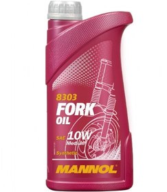 تصویر روغن کمک فنر موتور سیکلت مانول مدل 10w حجم ۱ لیتری Mannol fork oil motorcycle 10w 1 liter