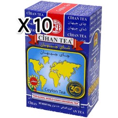 تصویر چای معطر جیهان 450 گرم اصل بسته 10 عددی 