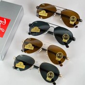 تصویر عینک ریبن پلاریزه مدل RB3026 فریم مشکی شیشه سبز 