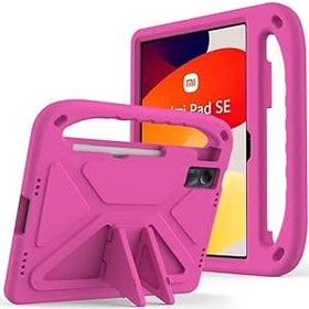 تصویر کیف بچه‌گانه برای شیائومی Redmi Pad SE 11 اینچی (2023)، فوم EVA سبک وزن مقاوم در برابر ضربه، روکش تبلت با قاب پایه دسته‌ای برای کودکان آتشین، صورتی - ارسال 20 روز کاری ا Kids Case For Xiaomi Redmi Pad SE 11-Inch (2023), EVA Foam Lightweight Shockproof Duarable, Tablet Cover with Handle Stand Case For Children Firendly, Pink Kids Case For Xiaomi Redmi Pad SE 11-Inch (2023), EVA Foam Lightweight Shockproof Duarable, Tablet Cover with Handle Stand Case For Children Firendly, Pink