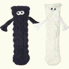 تصویر جوراب زنانه ساق دار بوکله دست مگنتی چشم دار 