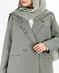 تصویر کت گاباردین سبز 