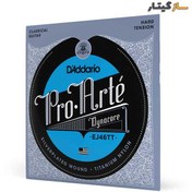تصویر سیم گیتار Daddario مدل EJ46TT هارد تنشن اصل آمریکا 