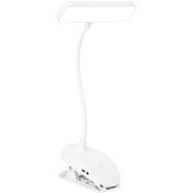 تصویر چراغ مطالعه شارژی ایکس او مدل XO-OZ06B با پایه گیره‌ای 